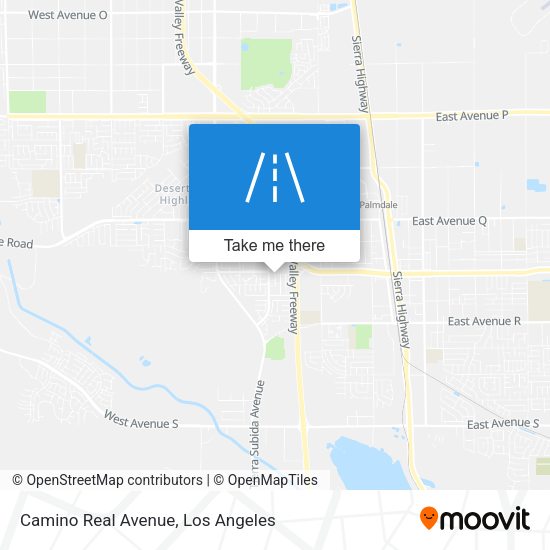 Mapa de Camino Real Avenue