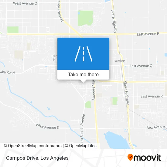 Campos Drive map