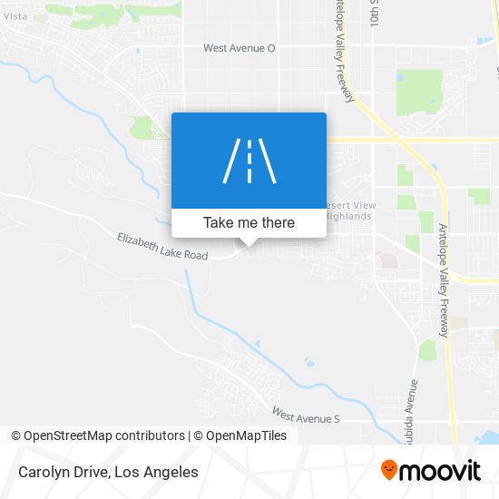 Carolyn Drive map