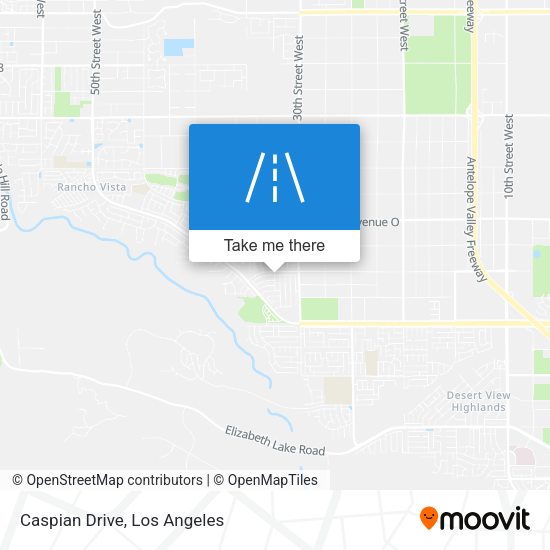 Mapa de Caspian Drive