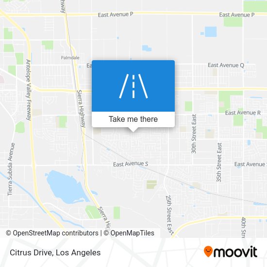 Mapa de Citrus Drive