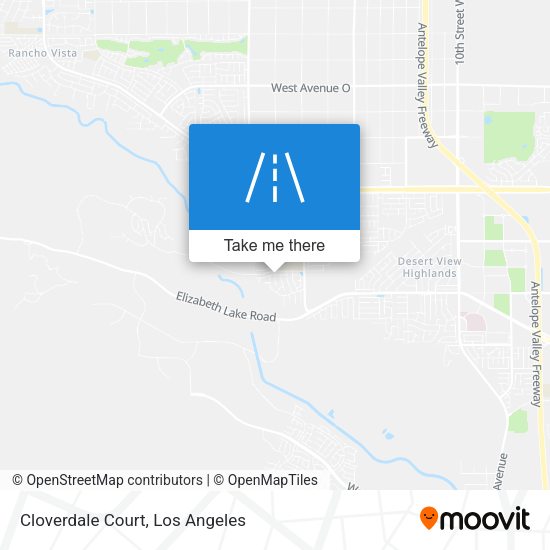 Mapa de Cloverdale Court