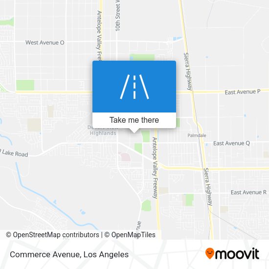 Mapa de Commerce Avenue