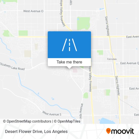 Desert Flower Drive map