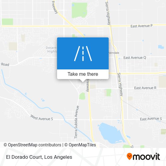 El Dorado Court map