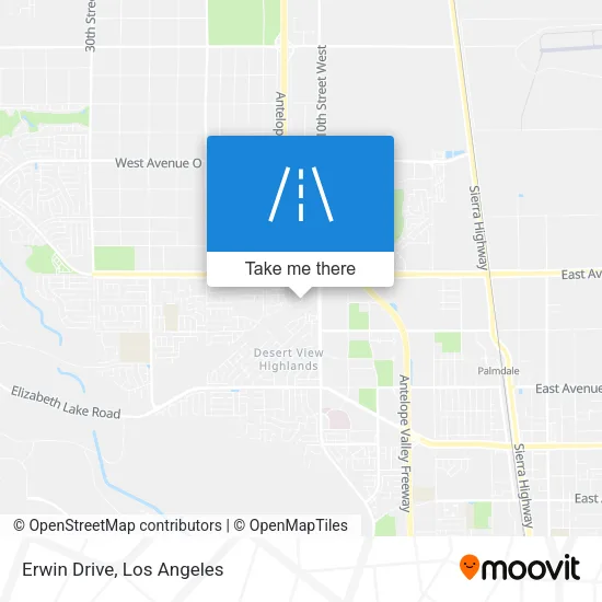 Erwin Drive map