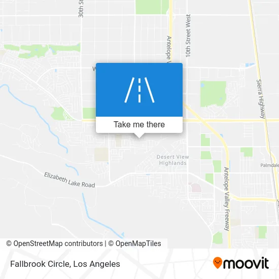 Fallbrook Circle map