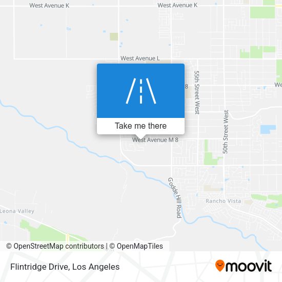 Flintridge Drive map