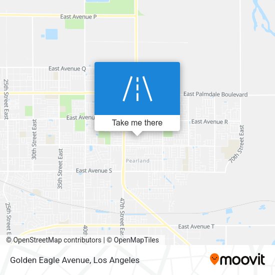 Golden Eagle Avenue map