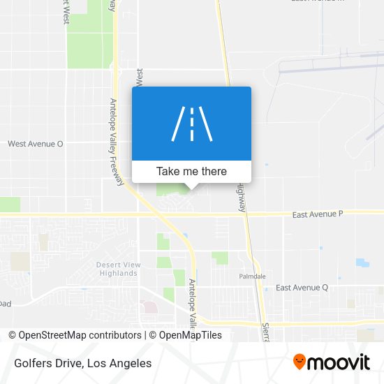 Mapa de Golfers Drive