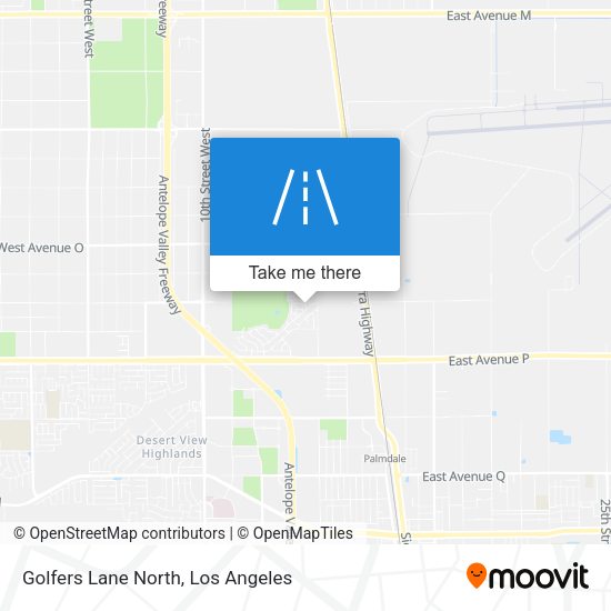 Mapa de Golfers Lane North