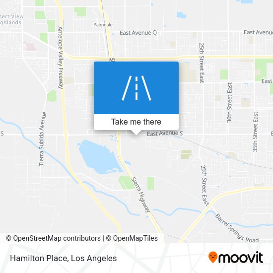 Mapa de Hamilton Place