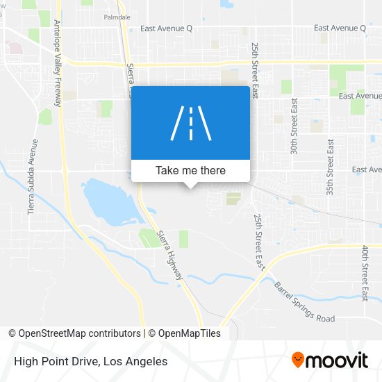 Mapa de High Point Drive