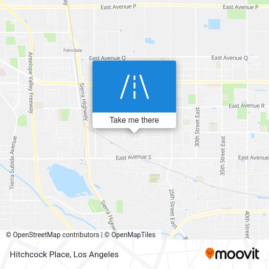 Hitchcock Place map