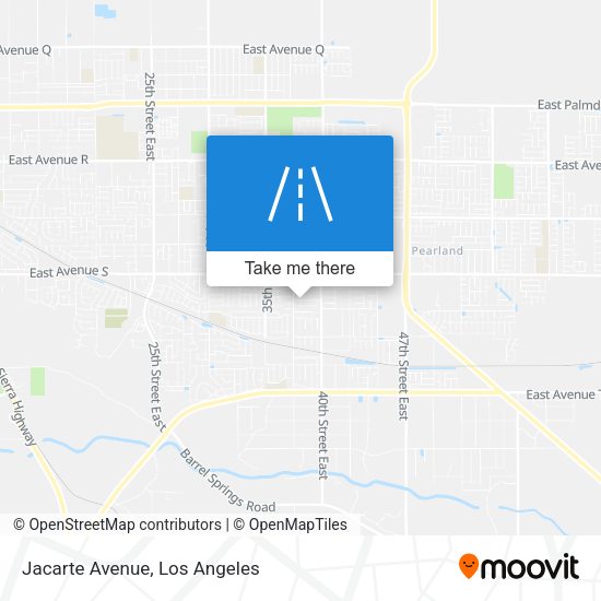 Jacarte Avenue map