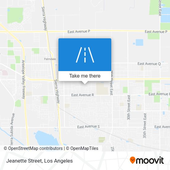Mapa de Jeanette Street