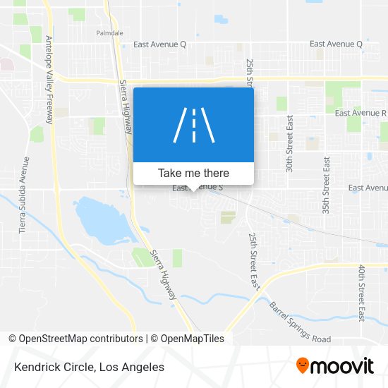 Kendrick Circle map