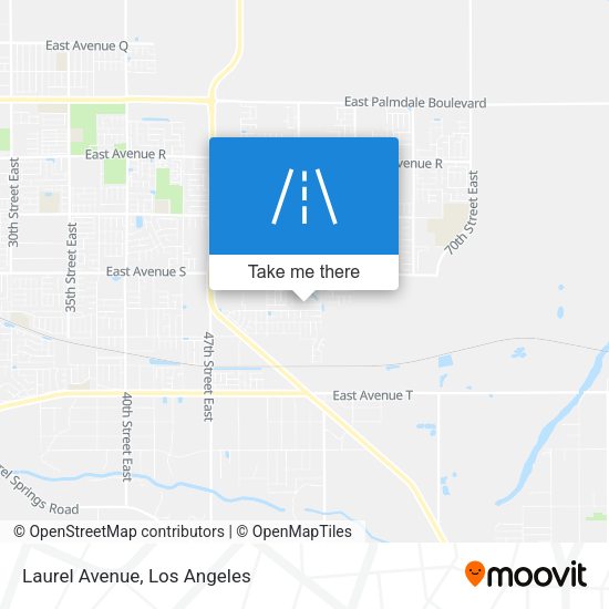 Mapa de Laurel Avenue