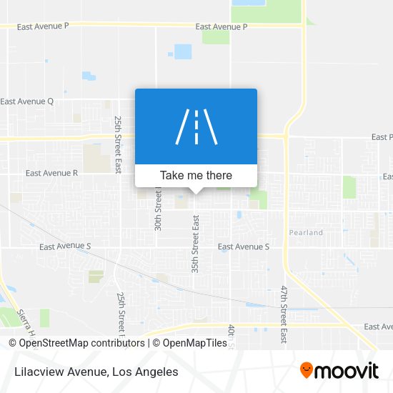 Lilacview Avenue map