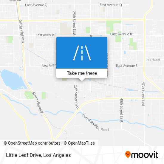 Little Leaf Drive map