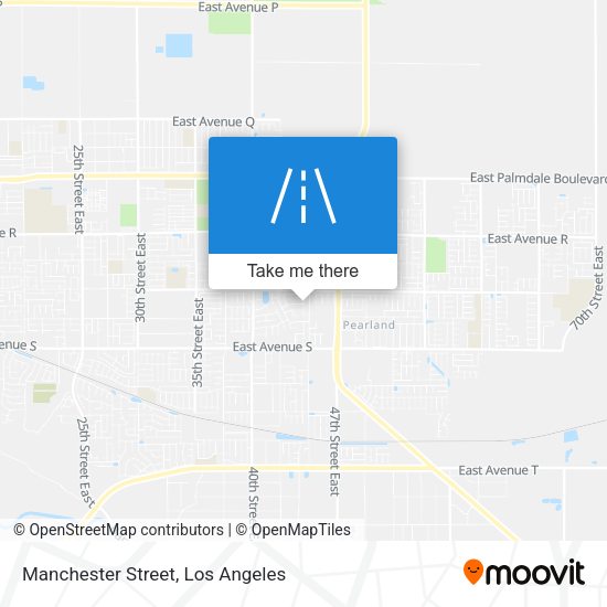 Manchester Street map