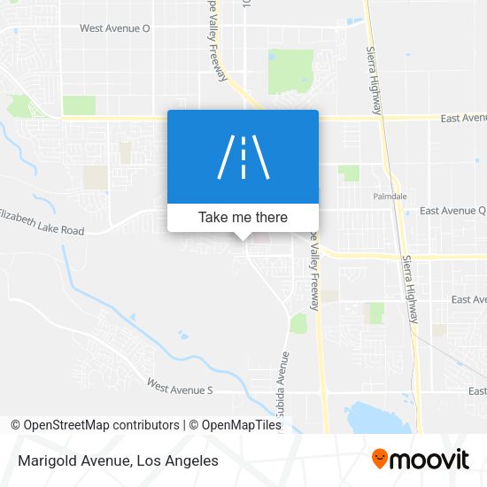 Mapa de Marigold Avenue