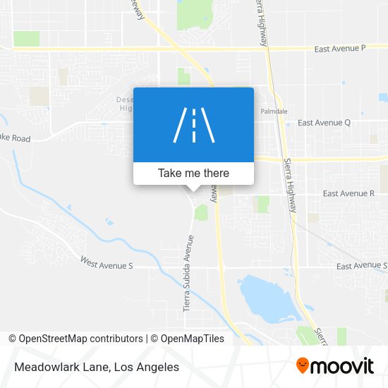 Meadowlark Lane map