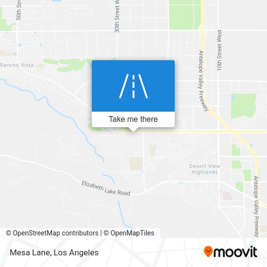Mapa de Mesa Lane