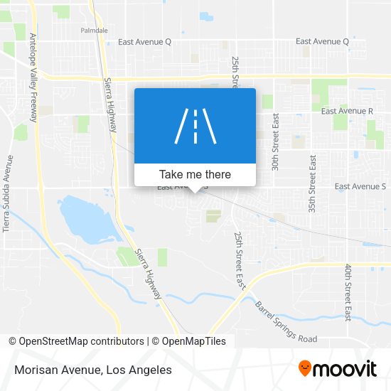 Mapa de Morisan Avenue