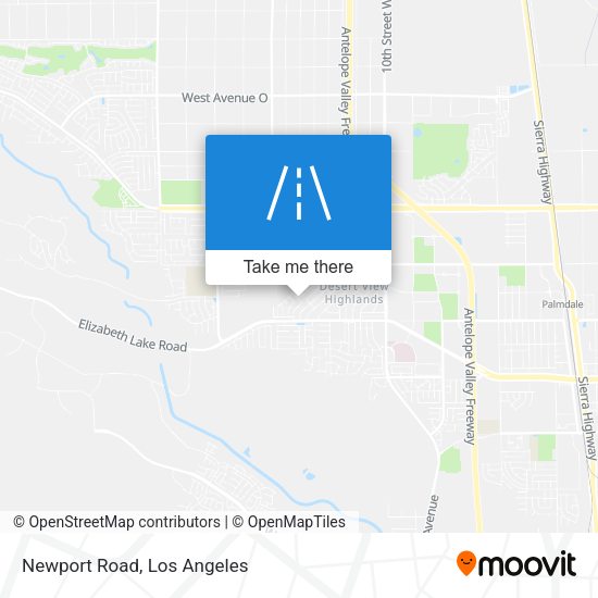 Mapa de Newport Road