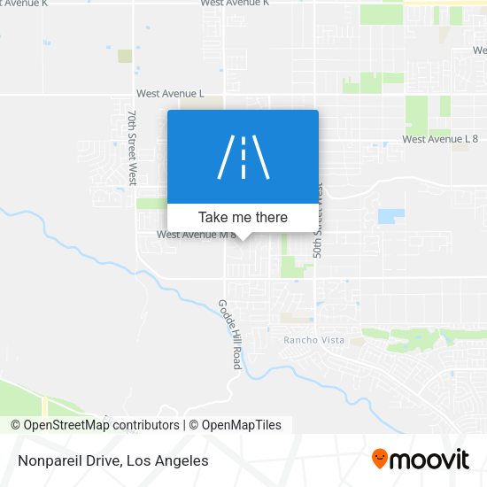 Mapa de Nonpareil Drive