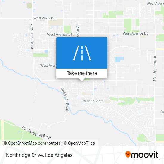 Northridge Drive map