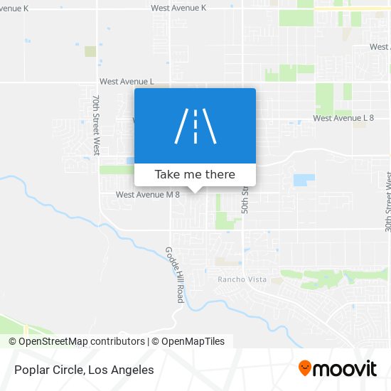 Poplar Circle map