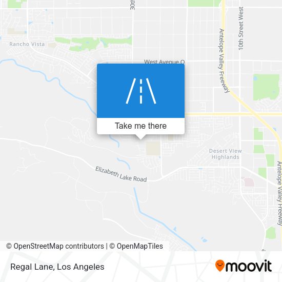 Mapa de Regal Lane
