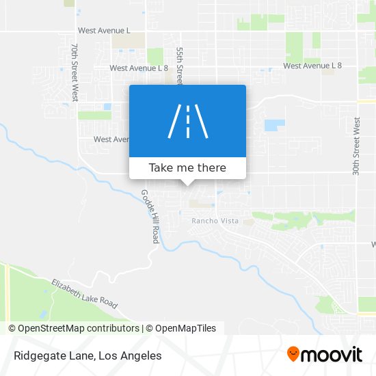 Mapa de Ridgegate Lane