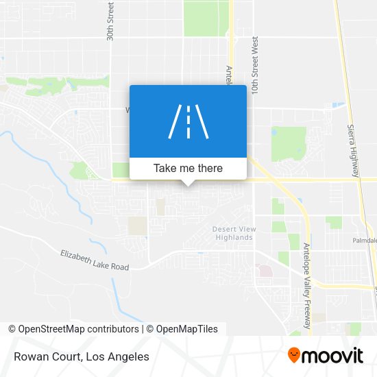 Mapa de Rowan Court