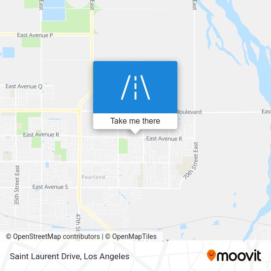 Saint Laurent Drive map