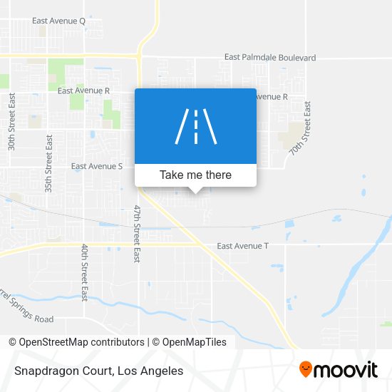 Snapdragon Court map