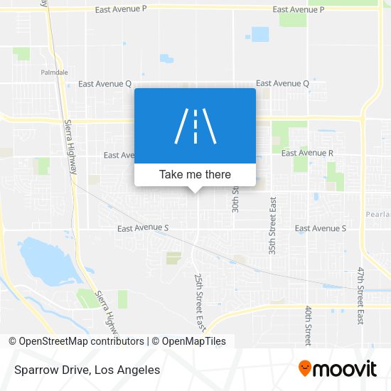 Mapa de Sparrow Drive