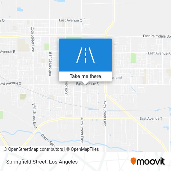 Mapa de Springfield Street
