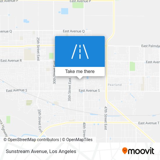 Sunstream Avenue map