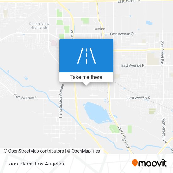 Mapa de Taos Place
