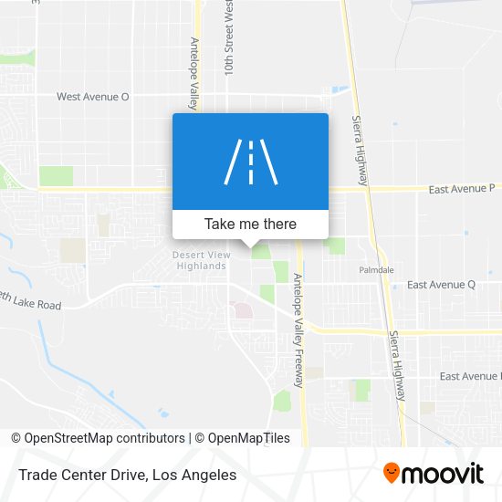 Trade Center Drive map