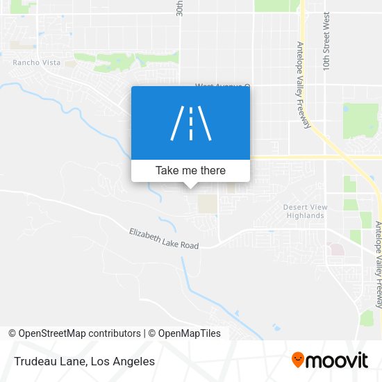 Mapa de Trudeau Lane