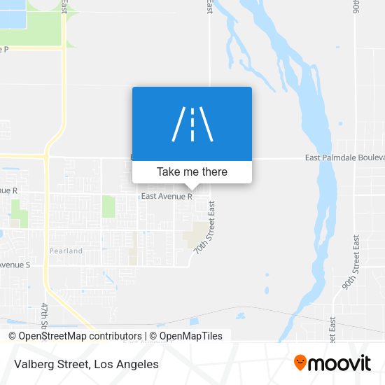 Mapa de Valberg Street