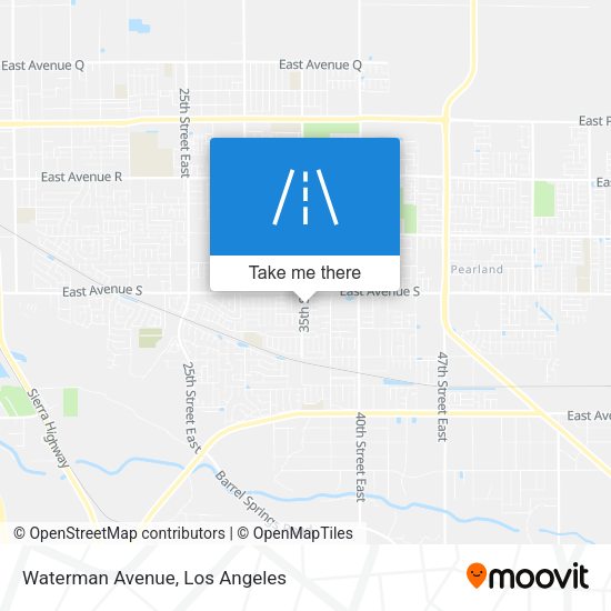 Mapa de Waterman Avenue