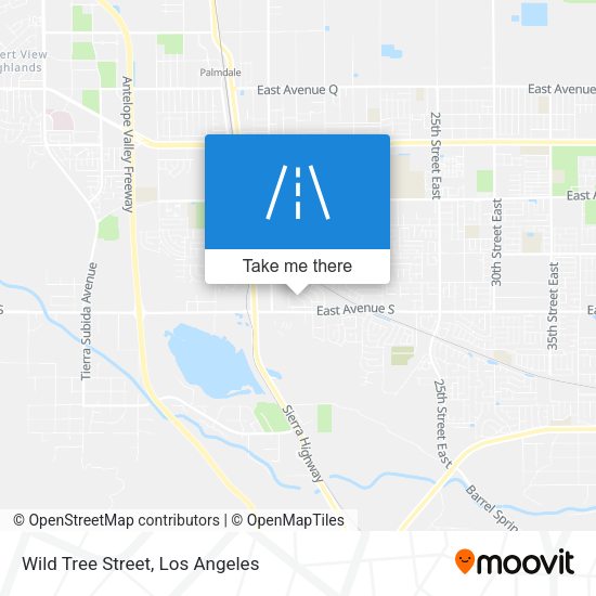 Wild Tree Street map