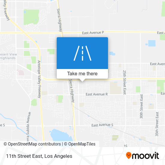 Mapa de 11th Street East