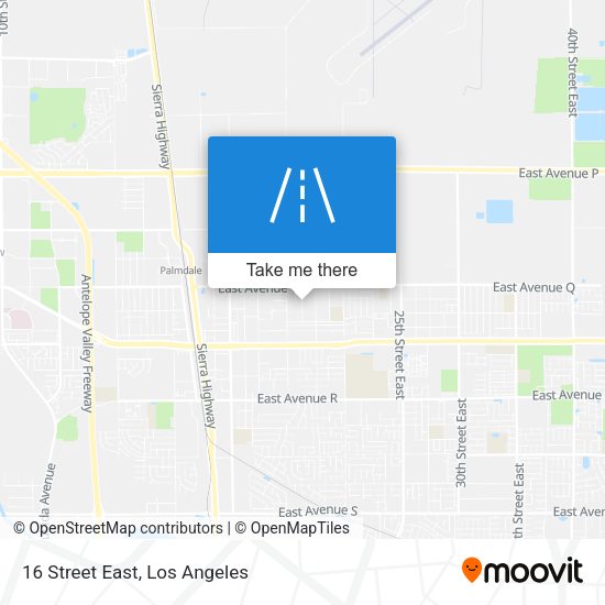 Mapa de 16 Street East