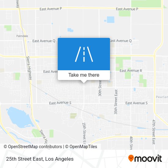 Mapa de 25th Street East